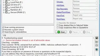 AVZ Antiviral Toolkit screenshot