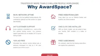 AwardSpace screenshot