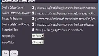 Awesome Cookie Manager screenshot