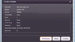 Awesome Cookie Manager screenshot