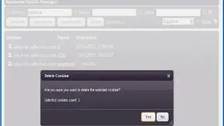 Awesome Cookie Manager screenshot