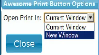 Awesome Print Button screenshot