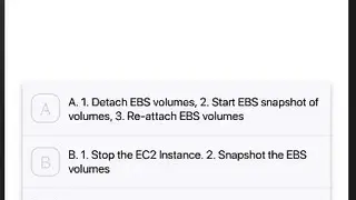 AWS Certified Solutions Architect – Associate Exam screenshot