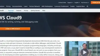 AWS Cloud 9 screenshot