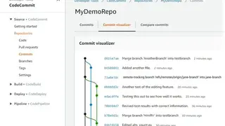 AWS CodeCommit screenshot