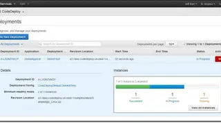 AWS CodeDeploy screenshot