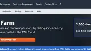 AWS Device Farm screenshot