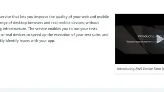AWS Device Farm screenshot