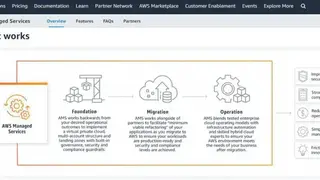 AWS Managed Services screenshot