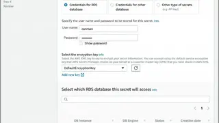 AWS Secrets Manager screenshot