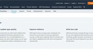 AWS Step Functions screenshot