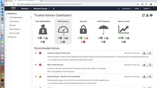AWS Trusted Advisor screenshot