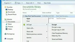 AxCrypt screenshot