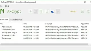 AxCrypt screenshot
