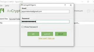 AxCrypt screenshot