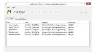 AxCrypt screenshot