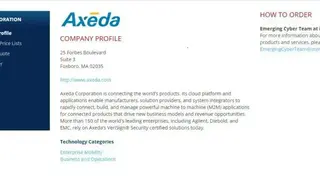 Axeda screenshot