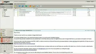 Axigen screenshot