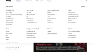 Axios screenshot