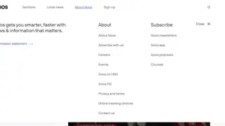 Axios screenshot