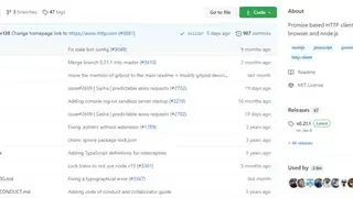 Axios screenshot