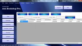 Axis Bookshop Pro screenshot