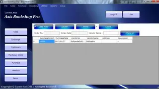 Axis Bookshop Pro screenshot