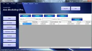 Axis Bookshop Pro screenshot