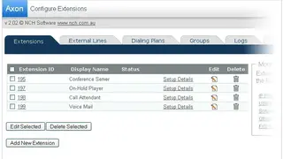 Axon Virtual PBX screenshot