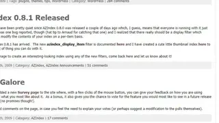 AZIndex screenshot