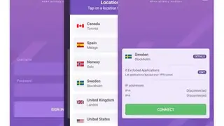 AzireVPN screenshot