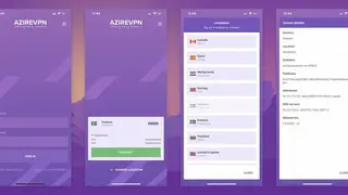 AzireVPN screenshot