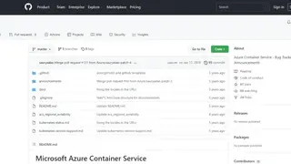 Azure Container Service screenshot