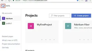 Azure DevOps Projects screenshot