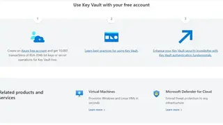 Azure Key Vault screenshot
