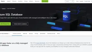 Azure SQL Database screenshot