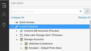 Azure Storage Explorer screenshot