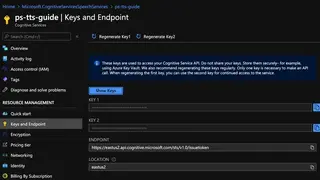 Azure Text To Speech screenshot