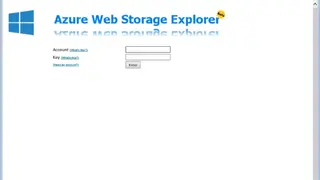 Azure Web Storage Explorer screenshot