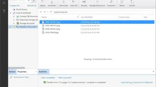 Azure Web Storage Explorer screenshot