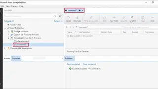 Azure Web Storage Explorer screenshot