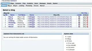 B2evolution screenshot