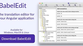 BabelEdit screenshot