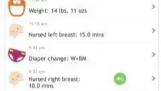 Baby Breastfeeding Trackers screenshot