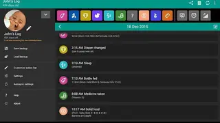 Baby Care Log screenshot