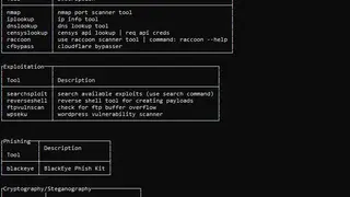 BabySploit screenshot