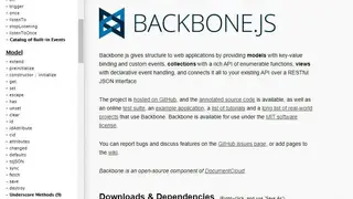 Backbone screenshot
