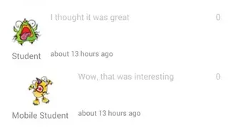 Backchannel Chat screenshot