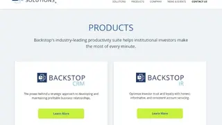 Backstop Solutions Suite screenshot