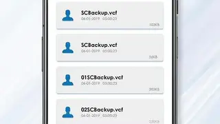 Backup Contact – Import Export Contacts screenshot
